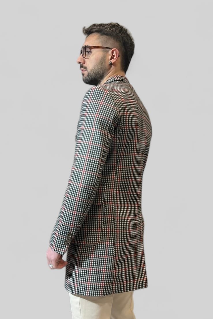 CAPPOTTO DOPPIOPETTO SARTORIALE PRINCIPE DI GALLES - immagine 4